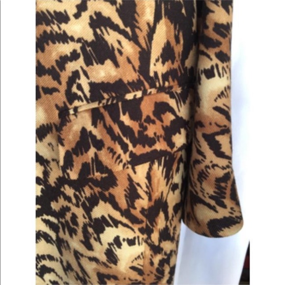 Dana Buchman leopard print jacket. - Picture 3 of 5